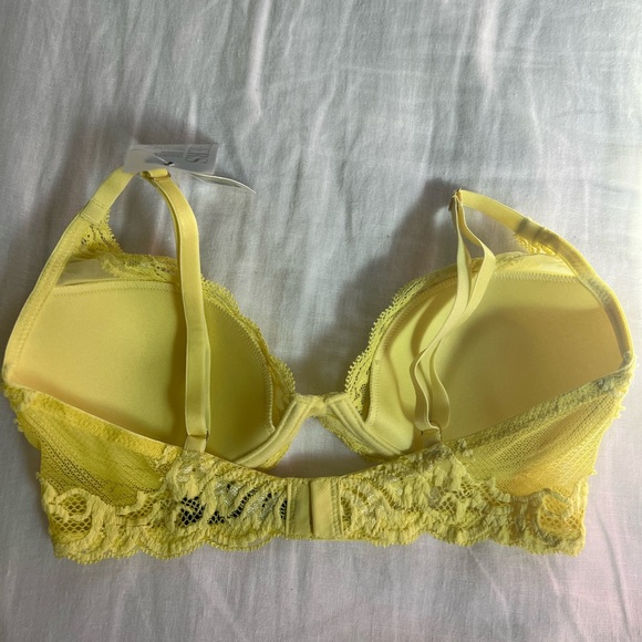 Natori Feathers Yellow Bra 34B new with tags - Picture 2 of 3